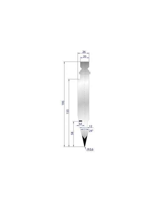 1251 - Hemming Punch 24°