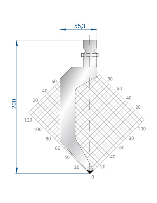 1323 - Punch 86° Gooseneck Punch