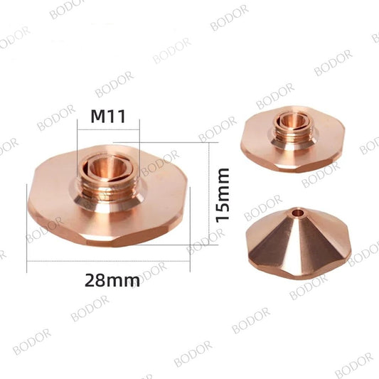 Bodor 28MM Double Laser Nozzles 【10pcs one Set】