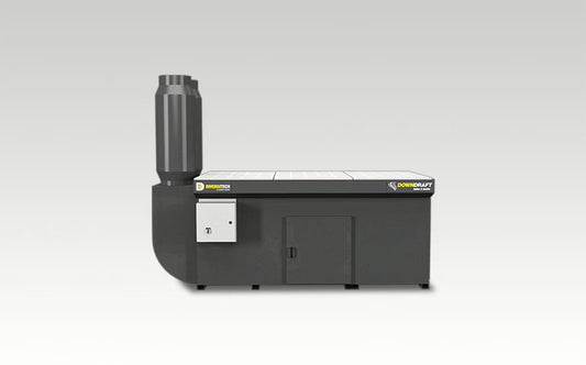 DD 3′ x 6′ Downdraft Table industrial filtration system