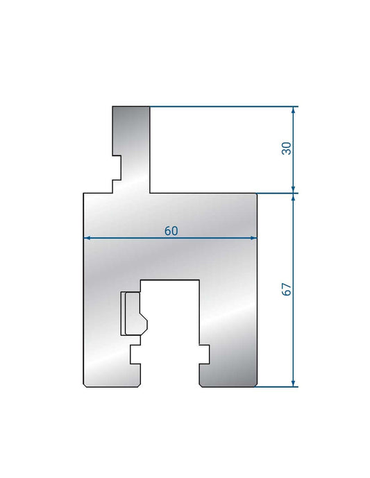 4362 adapter from AMADA STYLE to TRUMPF / WILA STYLE