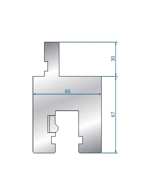 4362 adapter from AMADA STYLE to TRUMPF / WILA STYLE