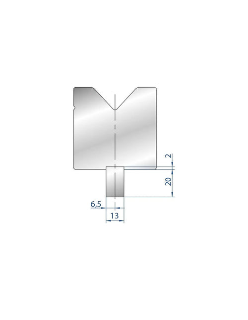 8100 - Tangs on request Press Brake Tooling