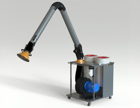 FRED Carbo Portable Fume Extractor - Isometric View