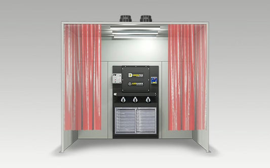 Dust Control Booth filtration system by Diversitech for manufacturing industry