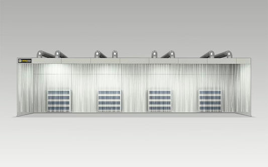 Wet Dust Collection Booth industrial filtration system from Diversitech