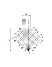 1026 - Punch - 60°  Straight punch
