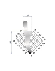 1027 - Punch - 60°  Straight punch