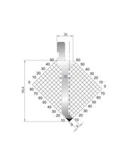 1029 - Punch - 88°  Sash punch