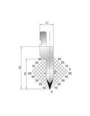 1034 - Punch - 35°  Straight punch