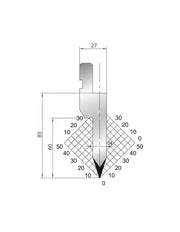 1034 - Punch - 35°  Straight punch