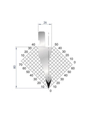 1035 - Punch - 35°  Straight punch