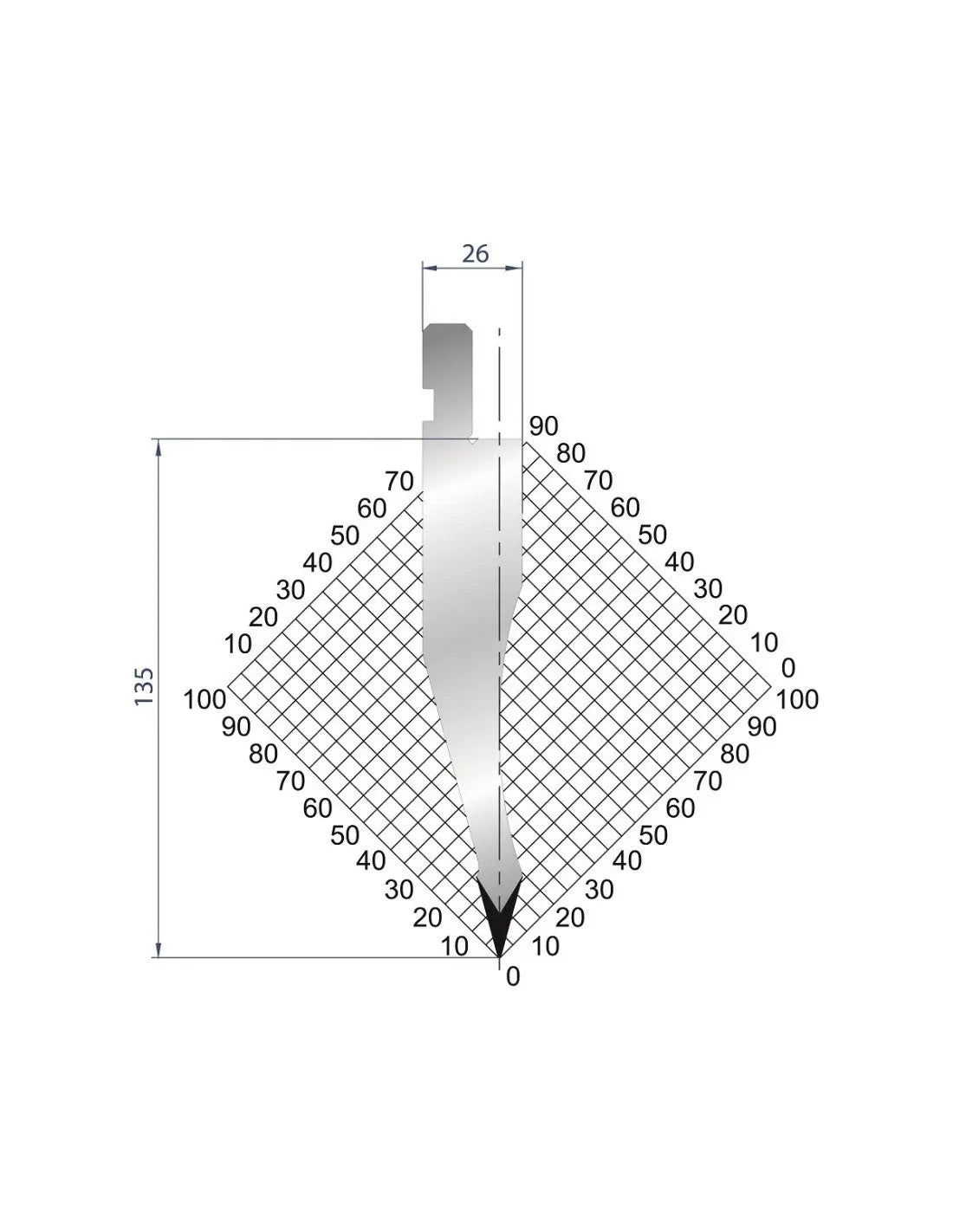 1052 - Punch - 30°  Straight punch