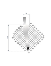 1055 - Punch - 30°  Straight punch