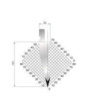 1055 - Punch - 30°  Straight punch