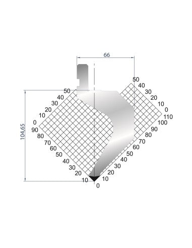 1082 - Punch - 88° Reversed Gooseneck Punch