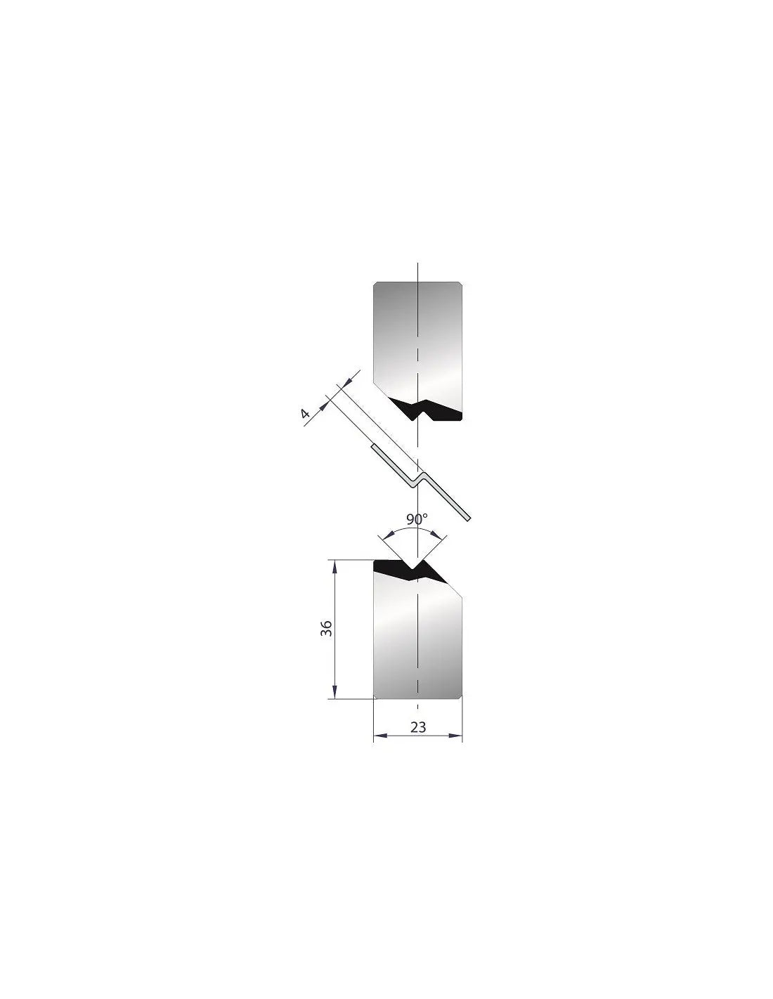 1136 joggle-tool 90°  Joggle-tool