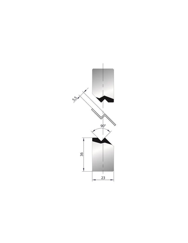 1139 joggle-tool 90°  Joggle tool