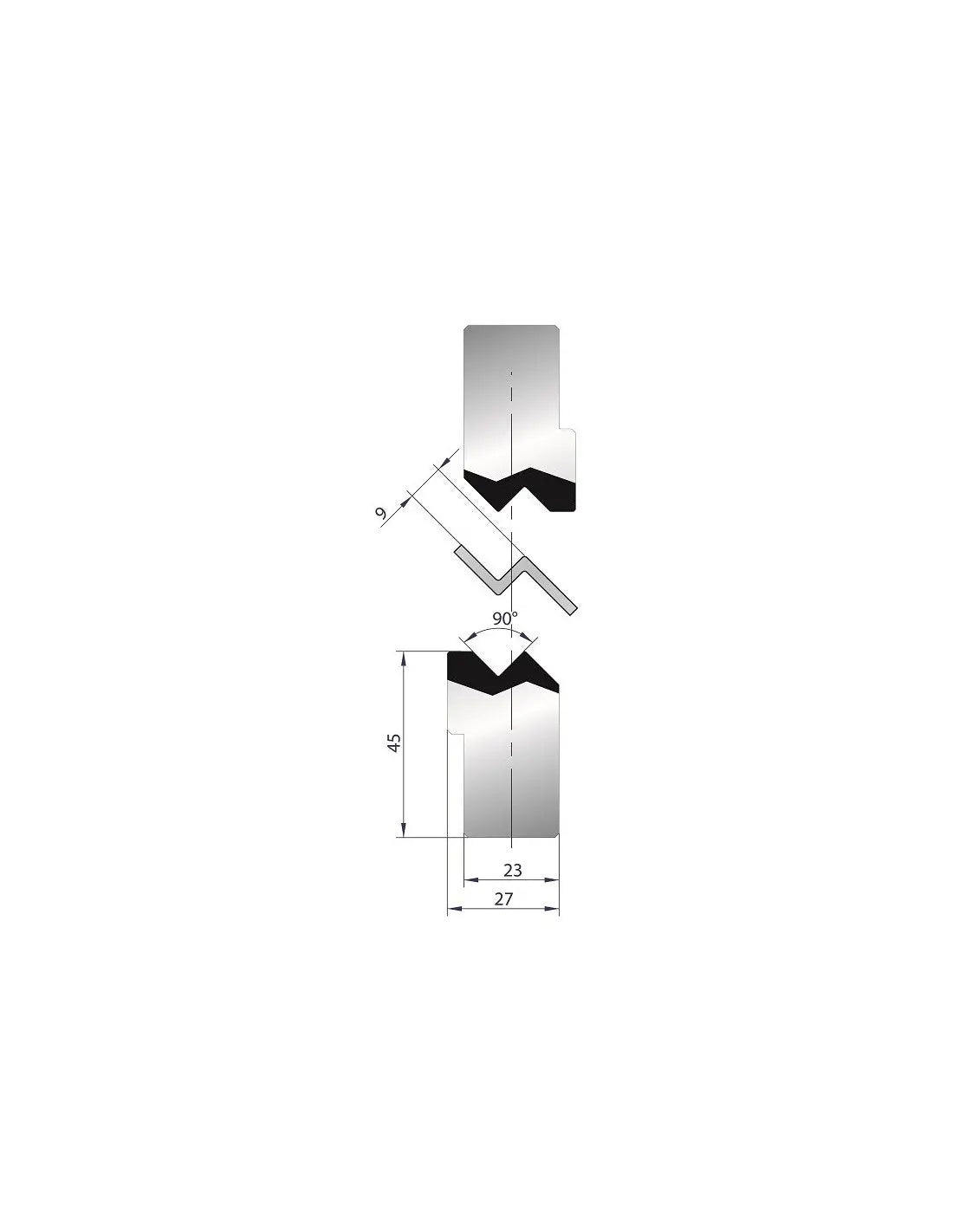 1145 joggle-tool 90°  Joggle Tool