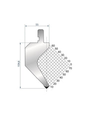 1172 - Punch - 85°  Gooseneck punch