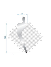 1190 - Punch - 60°  Gooseneck punch