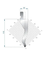 1191 - Punch - 60°  Double Gooseneck Punch
