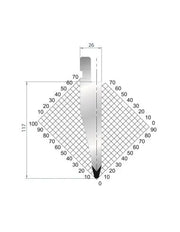 1192 - Punch - 26°  Straight punch