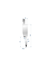 1195 - Punch - 28° Flattening Hemming Tools  Hemming punch