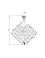 1220 - R Punches 30°  R Punch