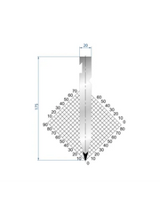 1232 - RF Punches - A 30°  RF-A Punch