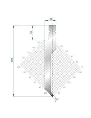 1234 - Punch 86°  Sash punch