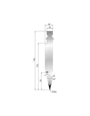 1250 - Hemming Punch 24°  Hemming Punch