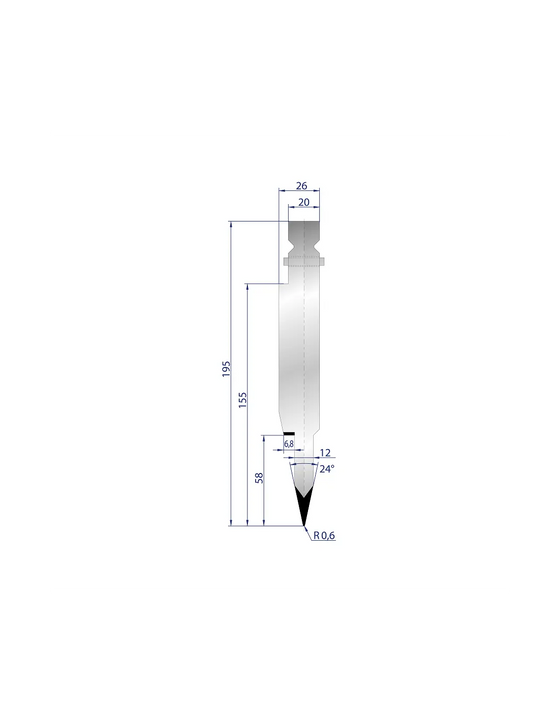 1251 - Hemming Punch 24°