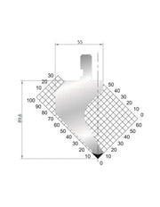 1266 - Punch - 88°  Gooseneck punch