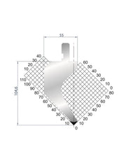 1268 - Punch - 88°  Gooseneck punch
