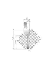 1270 Punch - 88° Straight Punch  Straight punch