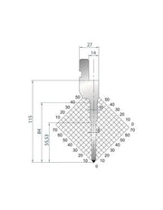 1271 - Punch - 60°  Straight punch