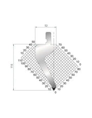 1272 - Punch - 60°  Gooseneck punch