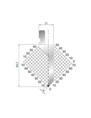 1290 - Punch - 88°  Reversed punch