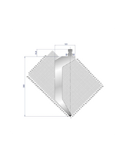 1315 - Punch 86°  Gooseneck punch