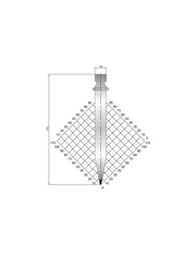 1316 - Punch 26° - Straight punch for Trumpf style press brakes  Straight punch