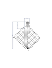 1317 - Punch 86°  Sash punch