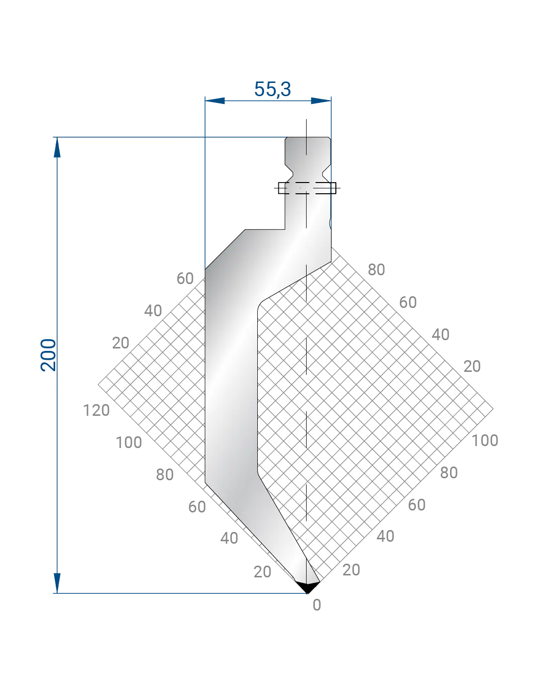 1323 - Punch 86° Gooseneck Punch  Gooseneck Punch
