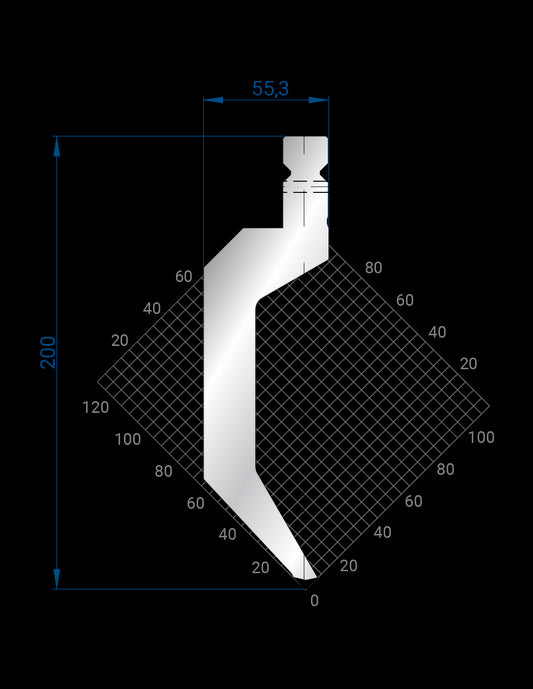 1323 - Punch 86° Gooseneck Punch