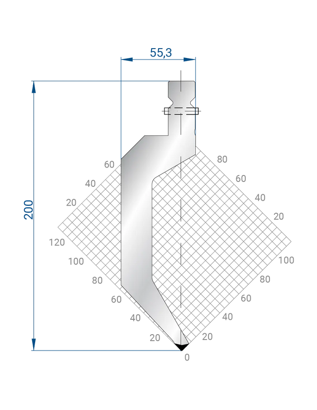 1323 - Punch 86° Gooseneck Punch  Gooseneck Punch