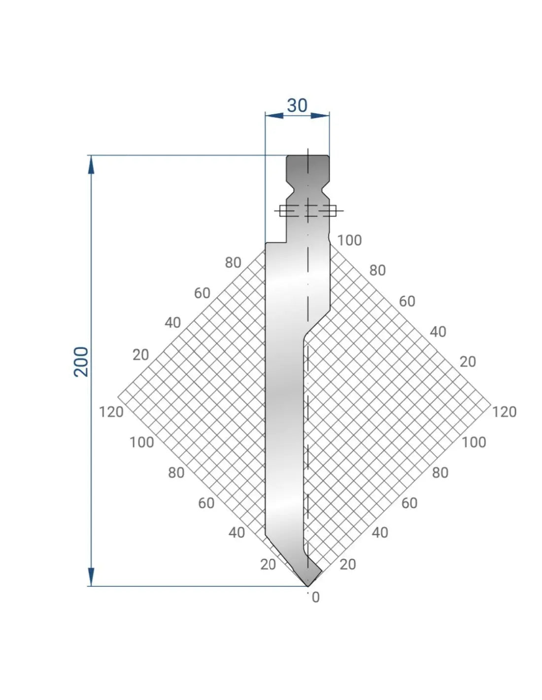 1330 - Punch 80°  Straight punch