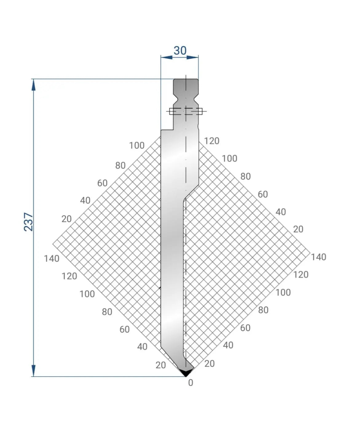 1331 - Punch 80°  Straight punch