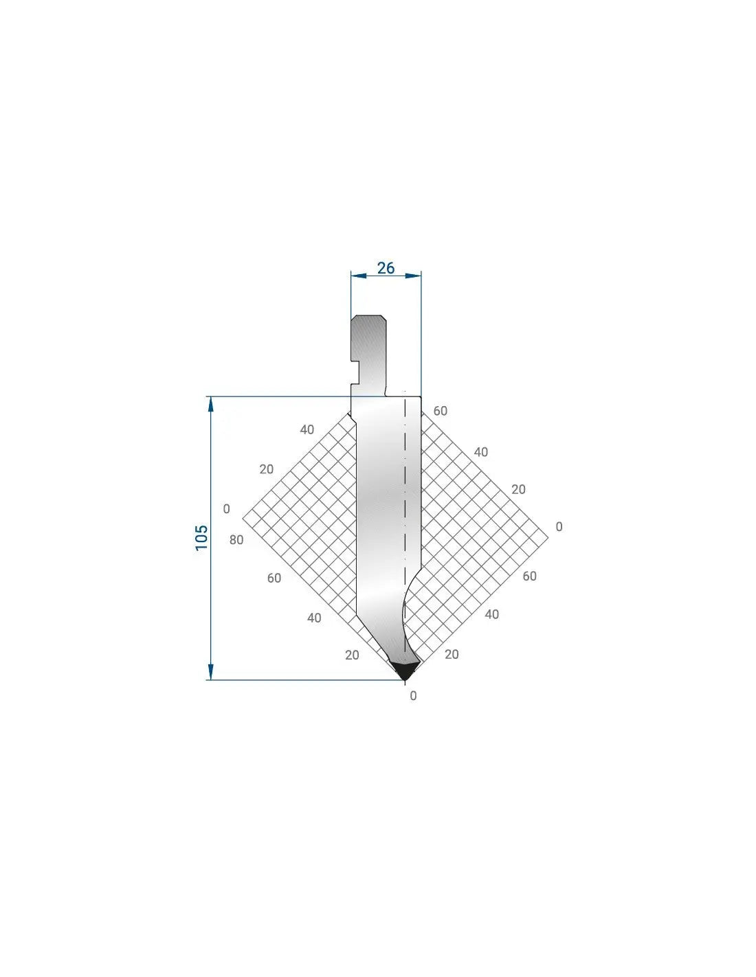 1338 - Punch 75°  Straight punch