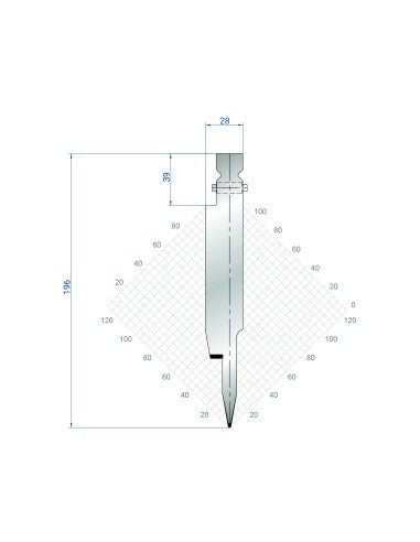 1415 - Hemming Punch 20°