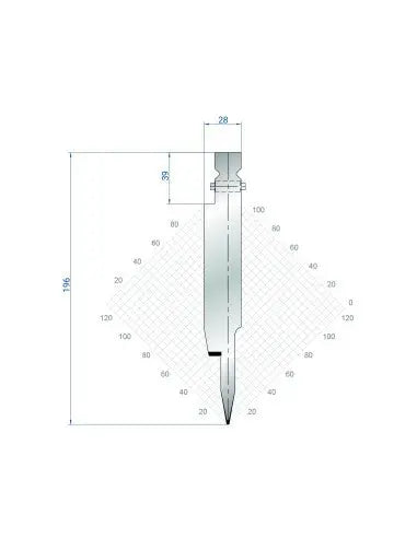 1415 - Hemming Punch 20°